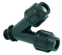 Y-Fitting with Threaded Male Offtake - 0755M0