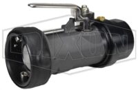 Bayonet Style Dry Disconnect Straight Coupler x Female NPT