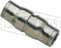 Nickel-Plated Brass Legris Push-In Equal Union