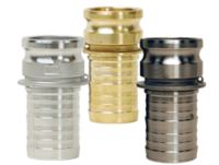 Global Crimp Style Cam & Groove Type E Adapter x Hose Shank