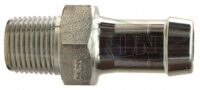King Steel Hex Nipple for 1 Clamp