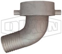 ATCS40 - Railroad Tank Car Connection x Hose Shank Elbow