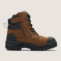 SAFETY BOOTS - SADDLE BROWN