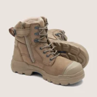 SAFETY BOOTS - STONE NUBUCK